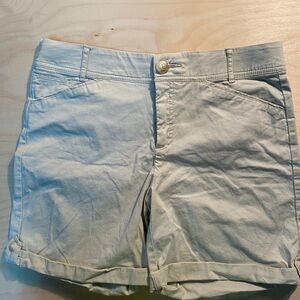 Khakis & Co Easy Waist Shorts Stretch Size 8 (GQ)